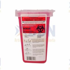 CONTENEDOR ROJO BIOLOGICO 1 LT