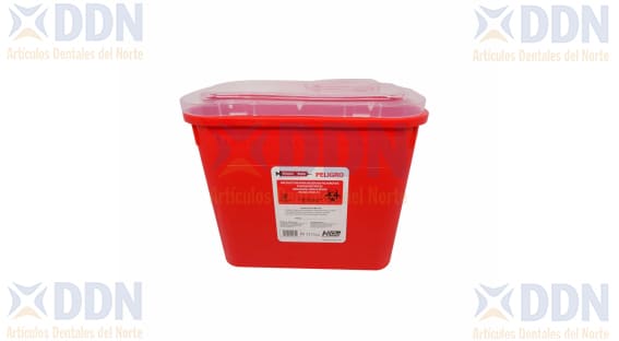 CONTENEDOR ROJO BIOLOGICO 4 LT